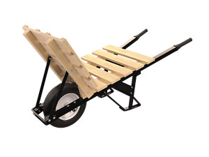 Bon Pro Plus 28-914 Brick & Tile Barrow – Single Ribbed Tire Steel Handle