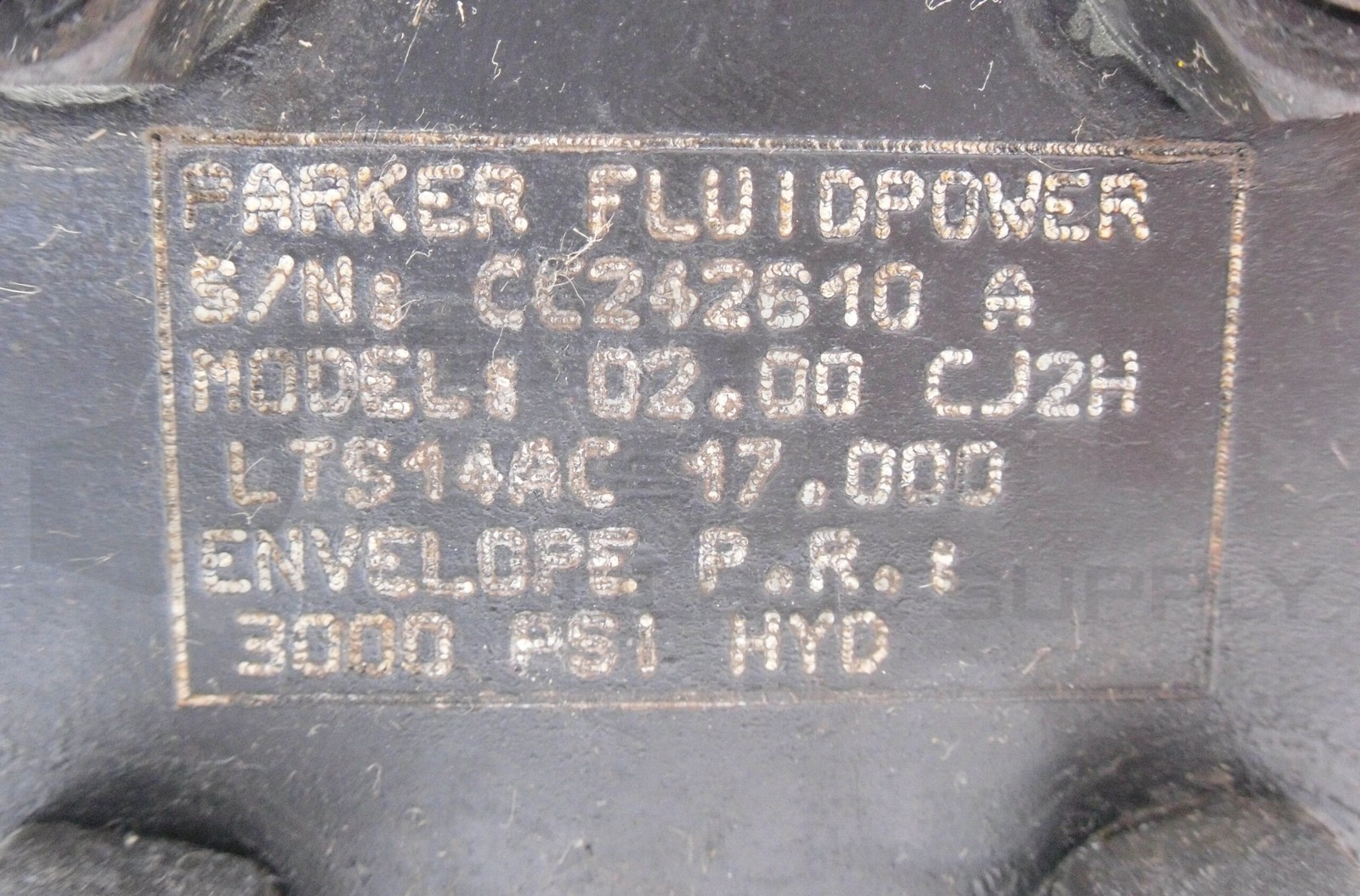 PARKER FLUIDPOWER 02.00 CJ2H LTS14AC 17.000 PNEUMATIC CYLINDER 3000 PSI