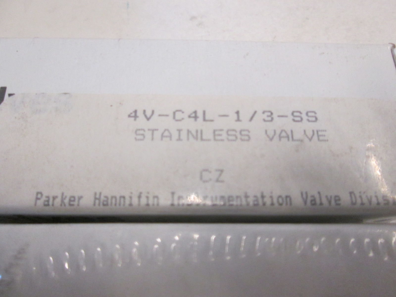 Parker, 4V-C4L-1/3-SS, Check Valve, New Unopened, Lot of 2