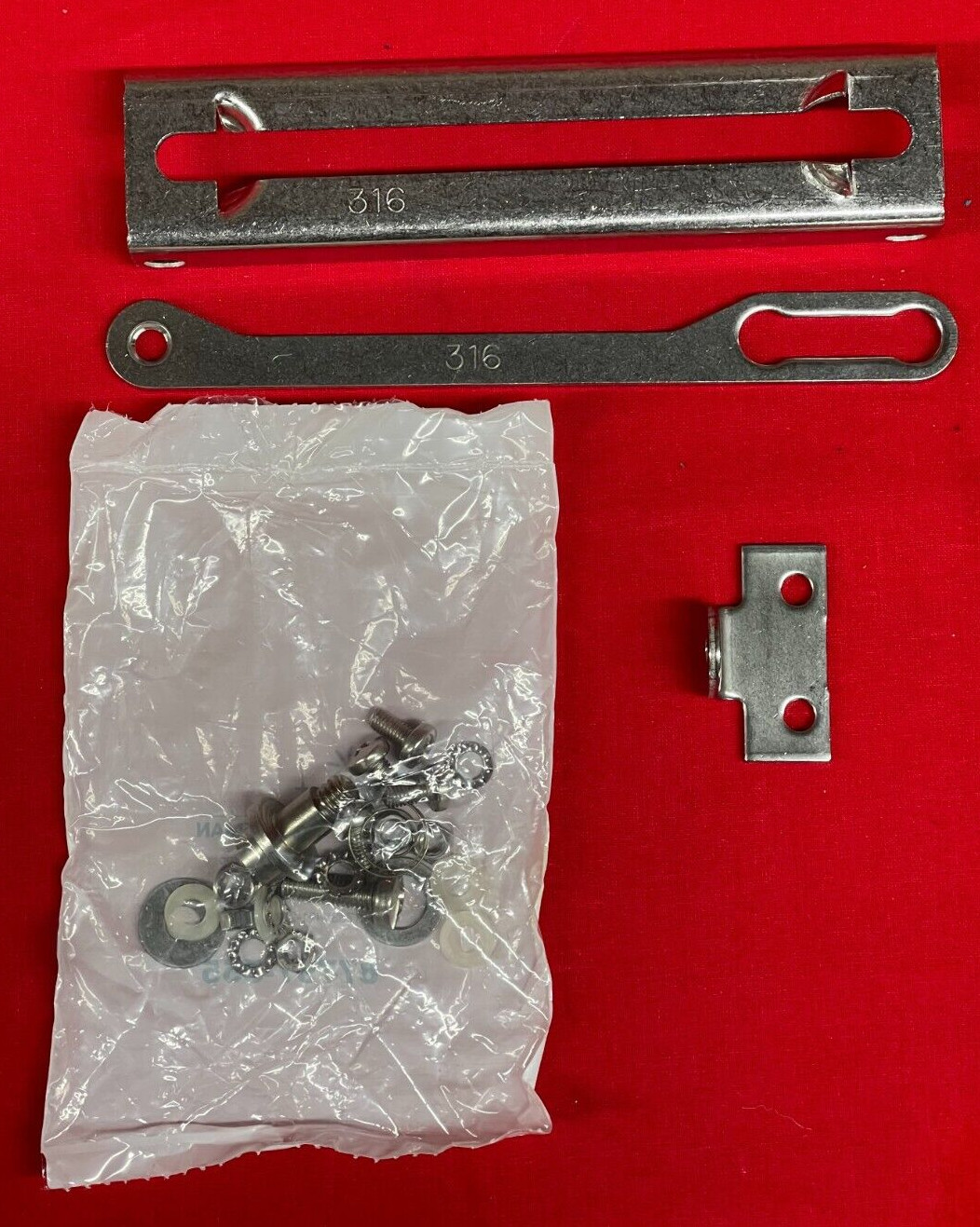 NVENT HOFFMAN TYPE 316 STAINLESS STEEL DOOR STOP KIT ADSTOPKSS6