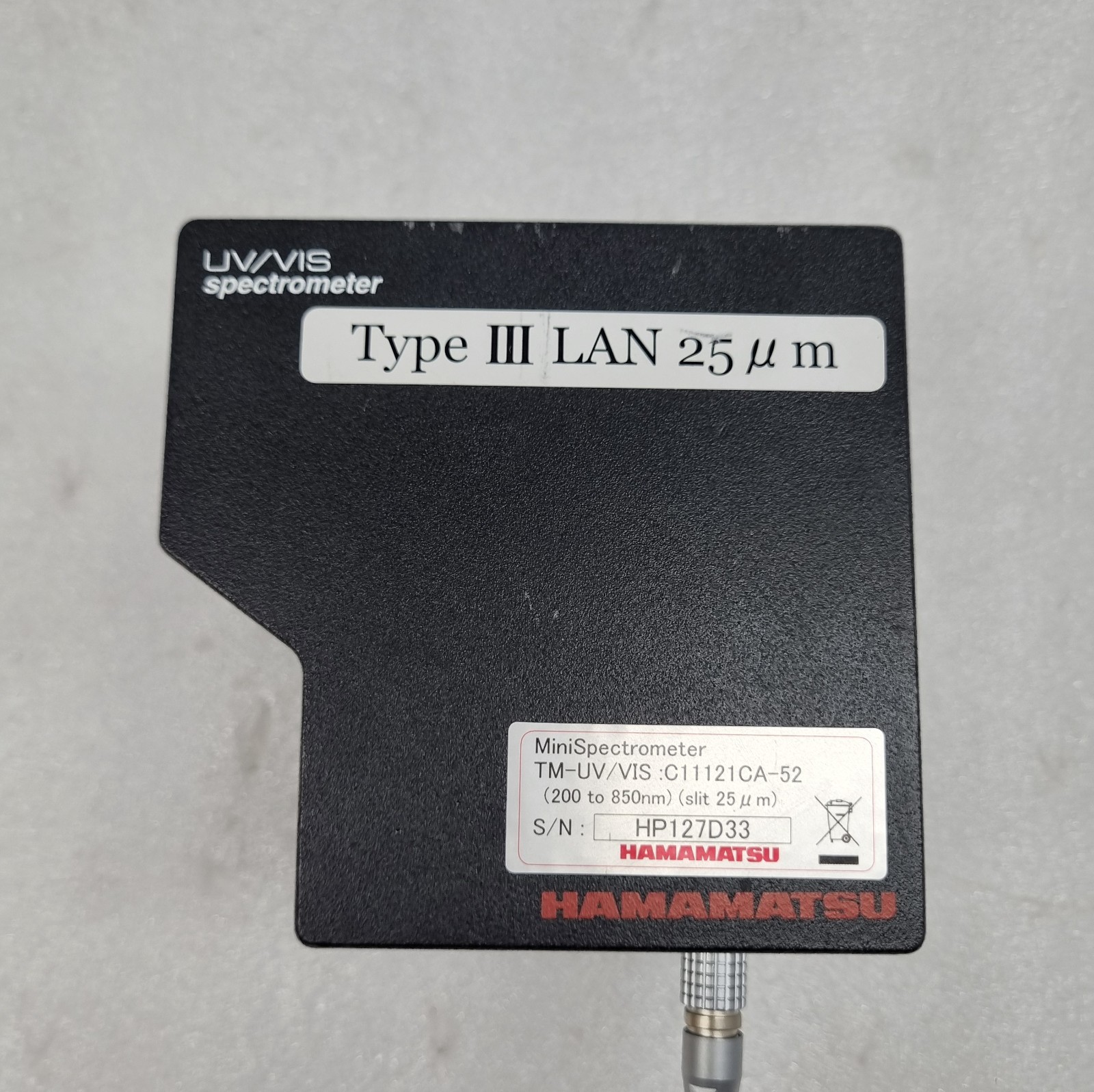 Hamamatsu MiniSpectrometer TM-UV/VIS C11121CA-52 FREE FAST SHIP
