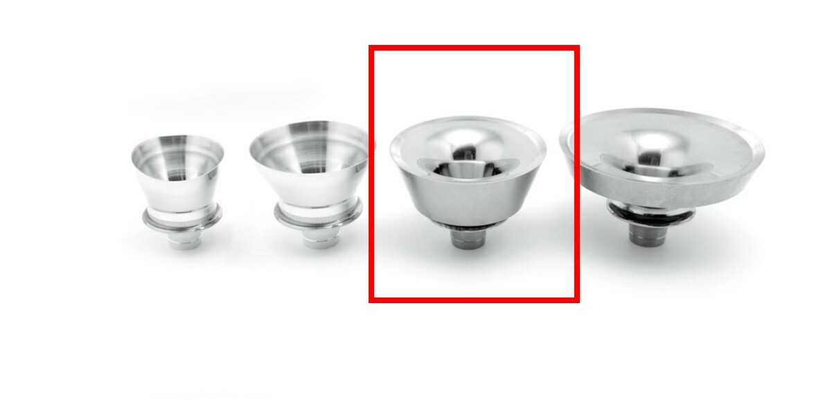 Sames Kremlin OEM BELL CUP EX 65 Hi-TE Aluminum non serrated PPH 707 EXT