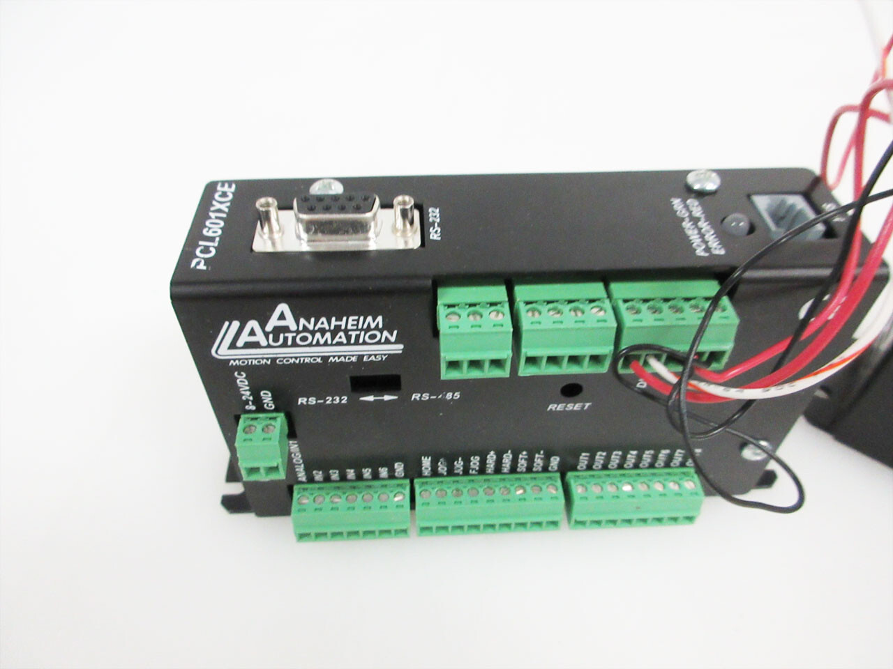 ANAHEIM AUTOMATION MOTION PCL601XCE CONTROLLER DRIVER MBC05641 34Y307S-LW8 MOTOR