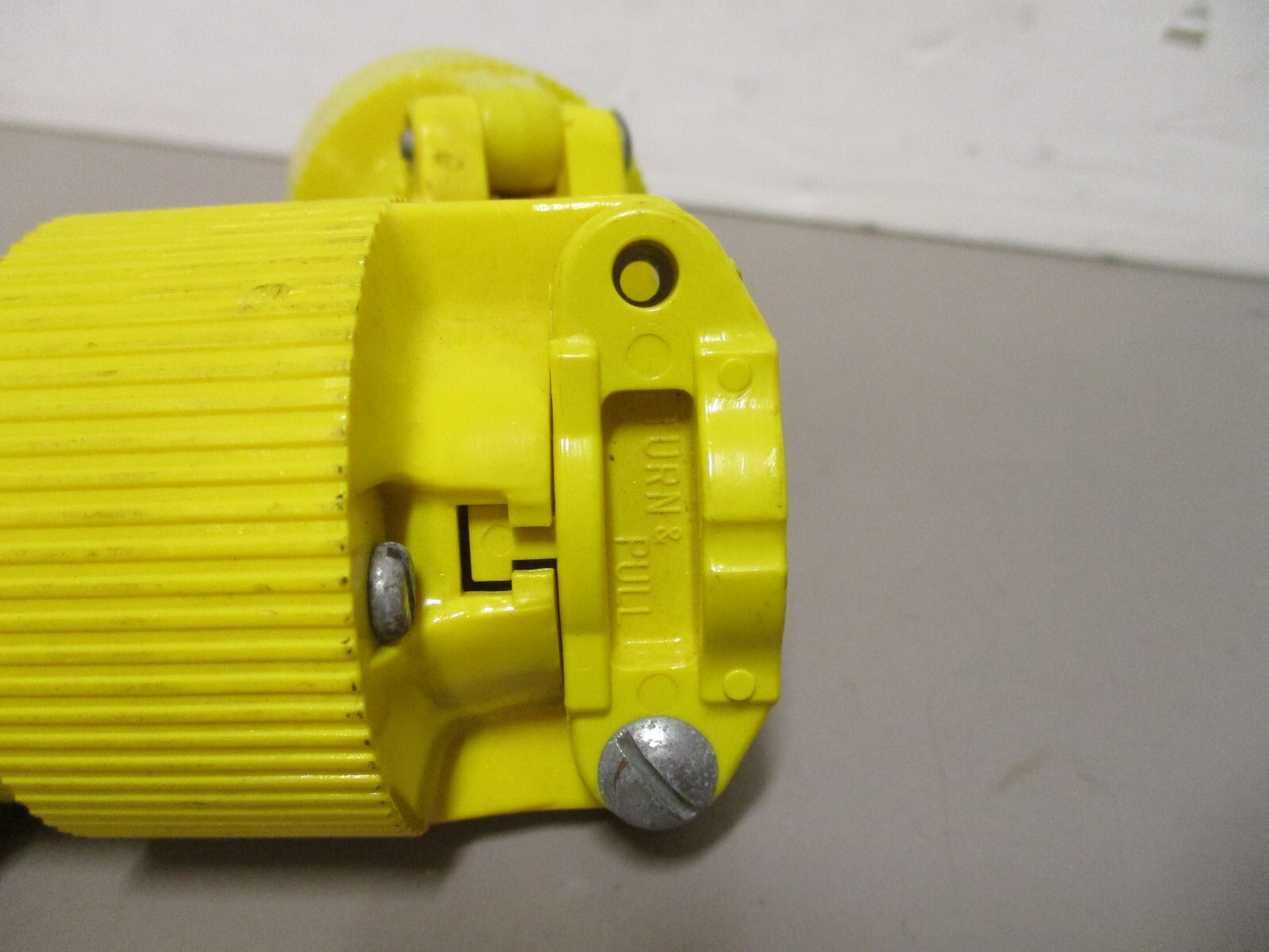 x2 P&S Twist-Lock Cord Plug End Female 20A 125V 2-Pole 3-Wire Grounded Yellow