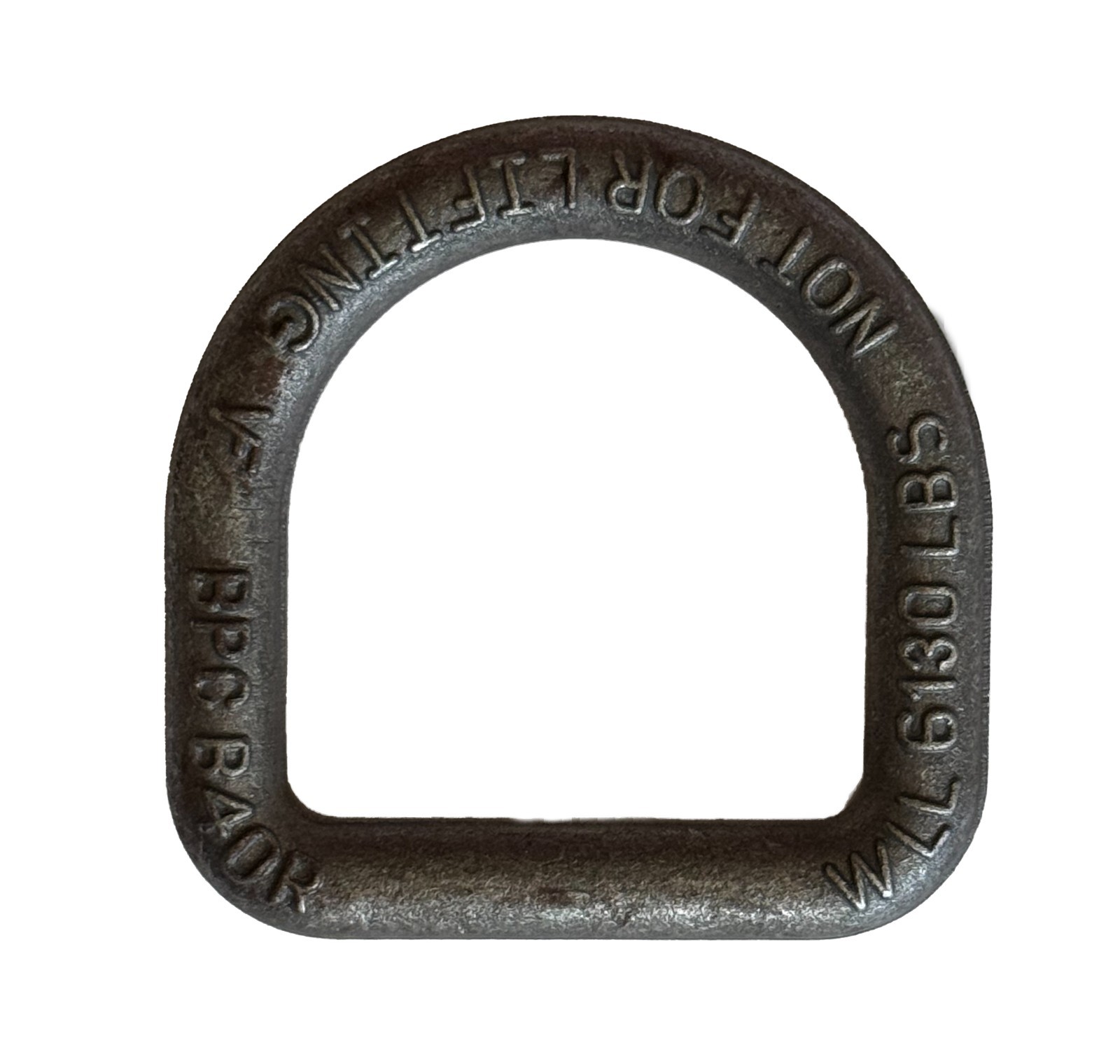 (QTY 4) BPC Forged Steel D-Ring Lashing Weld-on B40R Working Load Limit 6130 LBS