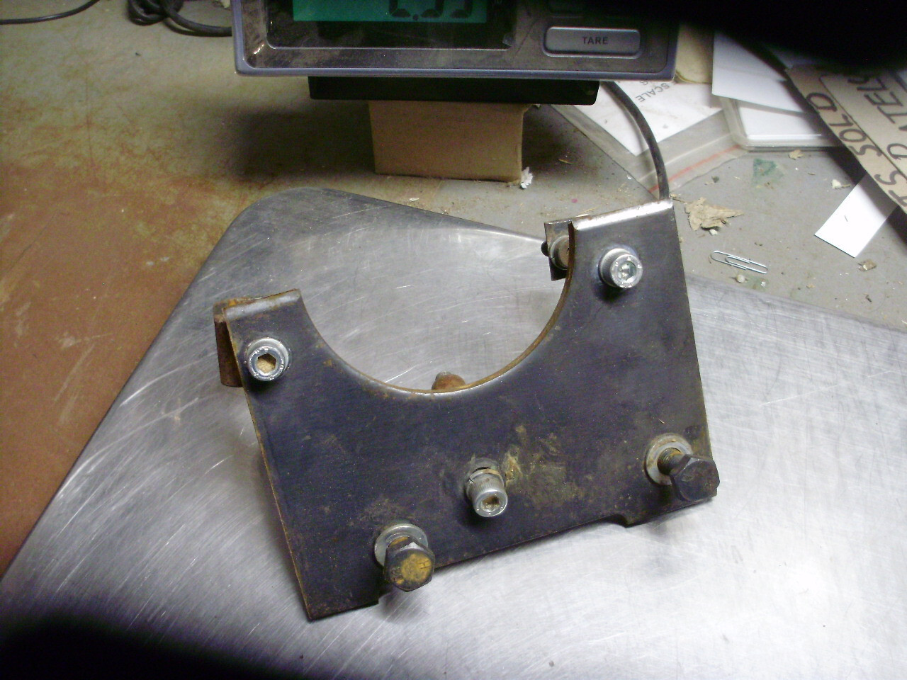 Bracket, FT Face Frame Mounting Flange Adaptor, Fits Hanning Electric Motor