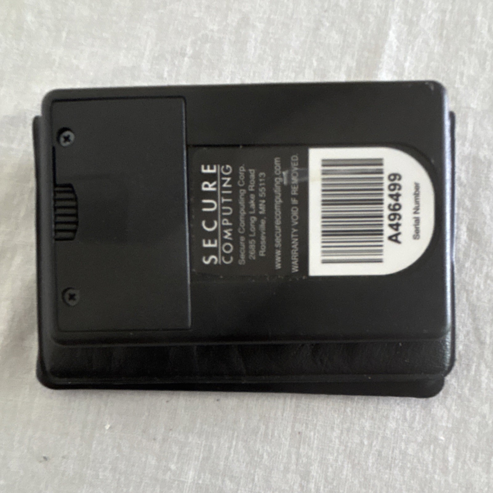 Secure Computing Safe Platinum PIN Pad Entry Device Serial Number A496499
