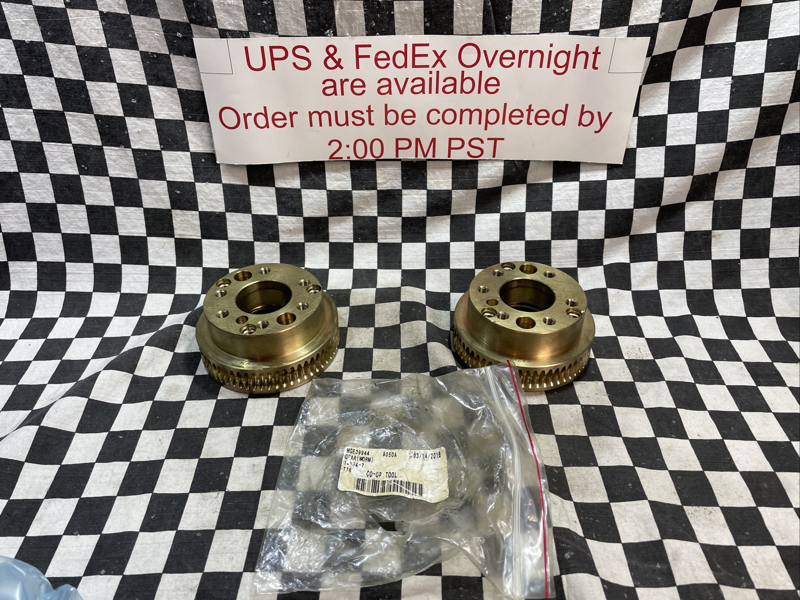 KA-14094-7, KA140947, KA-14094-7(A)E, MGE39944, GEAR WORM, LOT OF 2, SHIPSAMEDAY