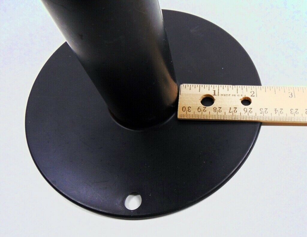 One (1) Large Empty Black Plastic Spool for Chain Cable Wire Paracord 6.75″ Tall