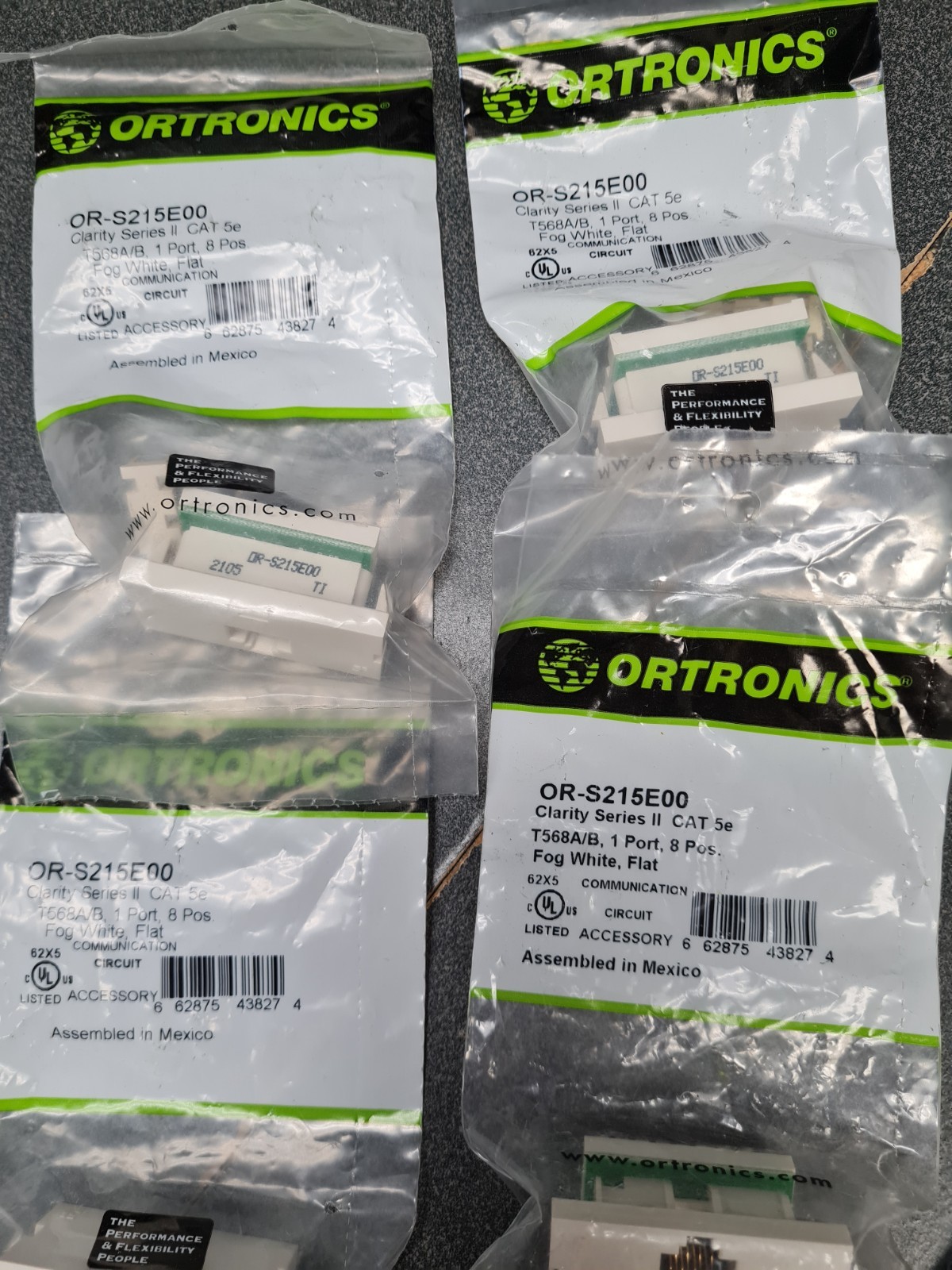 Ortronics OR-60900017, OR-5215E00, OR-60900020, OR-S22600 – Lot of 8