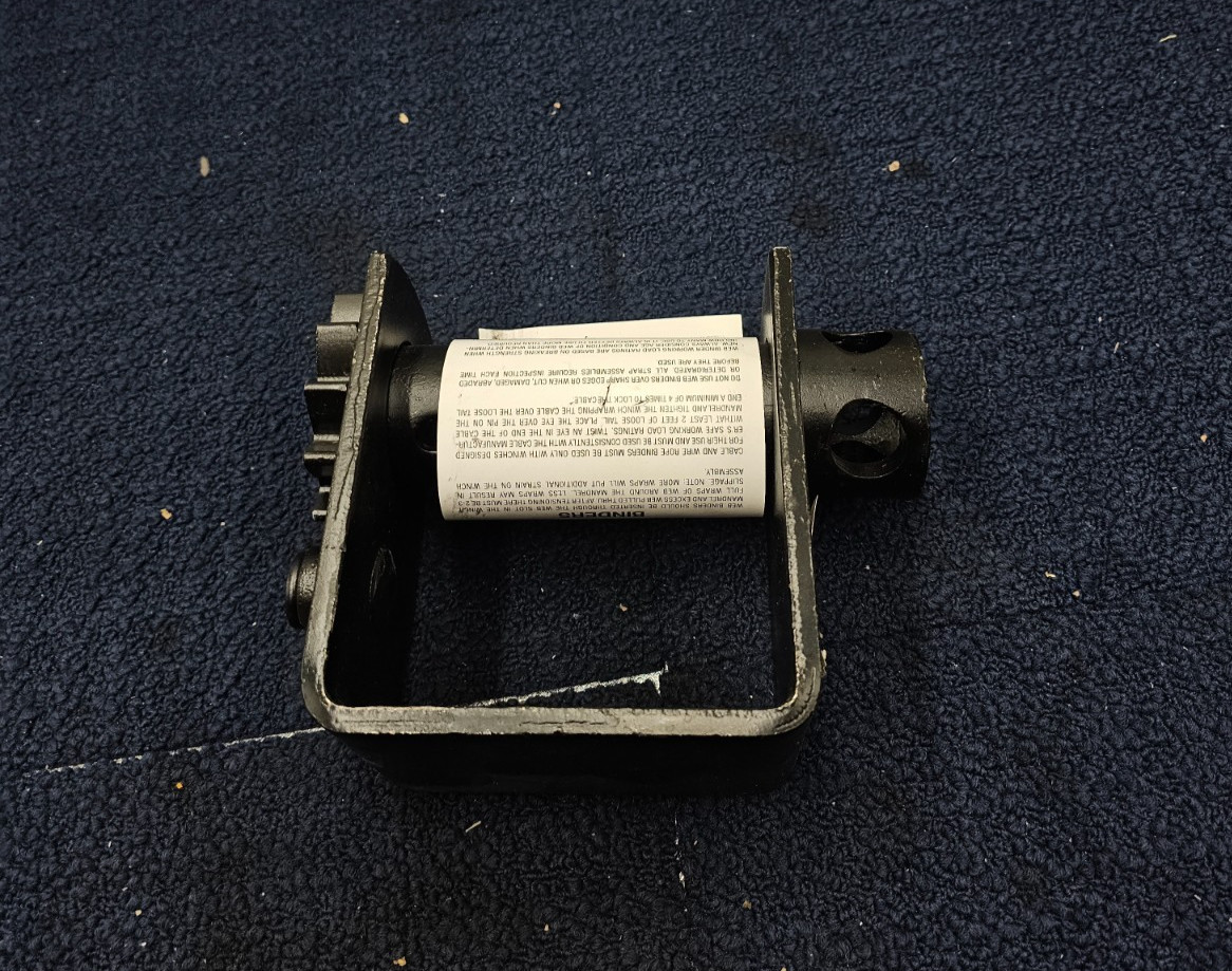 Buyers Products 1903005 Weld-On Trailer Winch, Right Handed, WLL 5,500, Steel