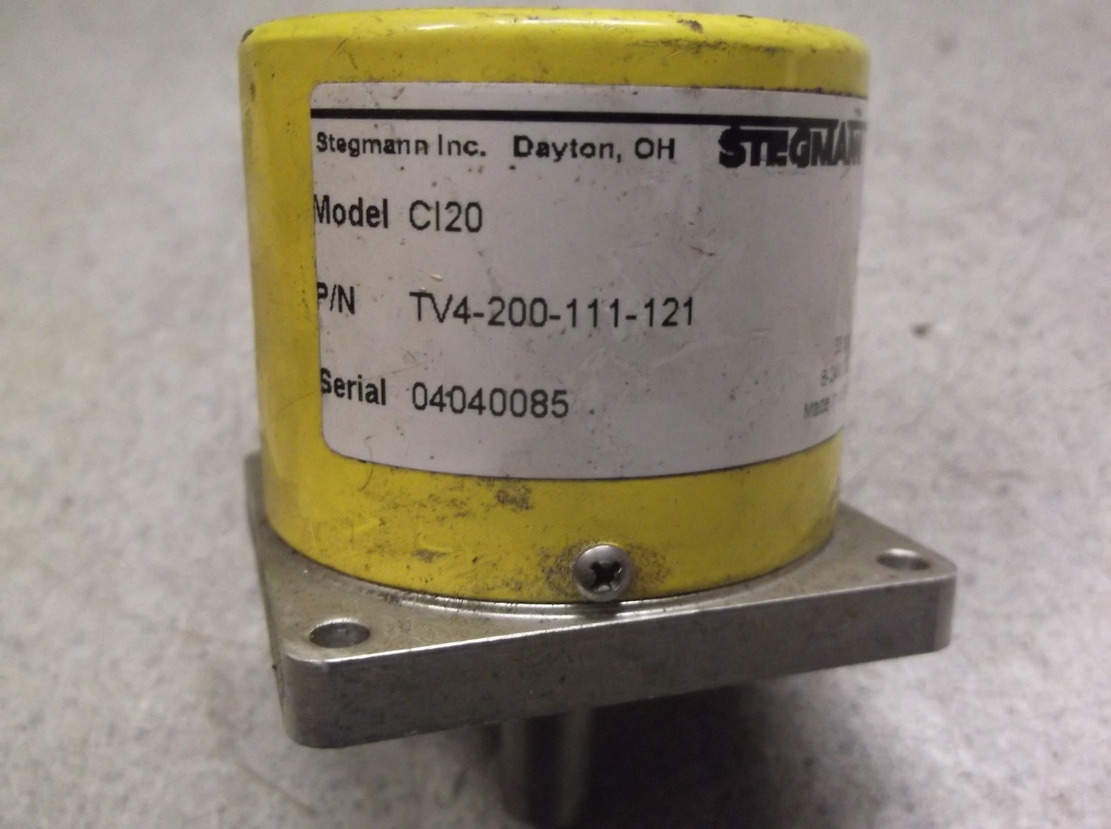 Stegmann C120 TV4-200-111-121 8-24VDC Rotary Encoder Sensor Assembly