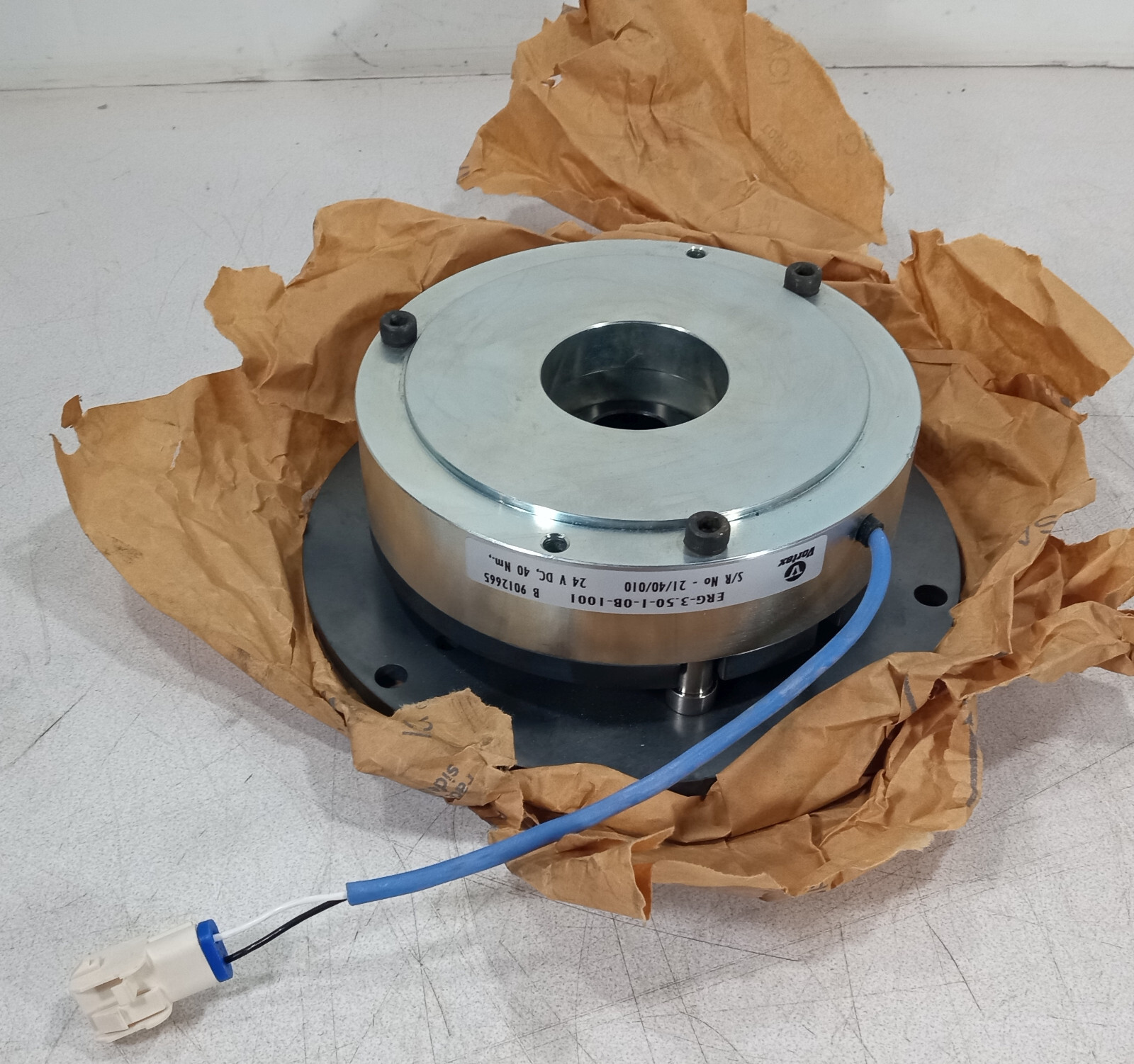 1 NEW VORTEX ERG-3.50-1-0B-1001 ELECTROMAGNETIC FAILSAFE BRAKE NNB *MAKE OFFER*