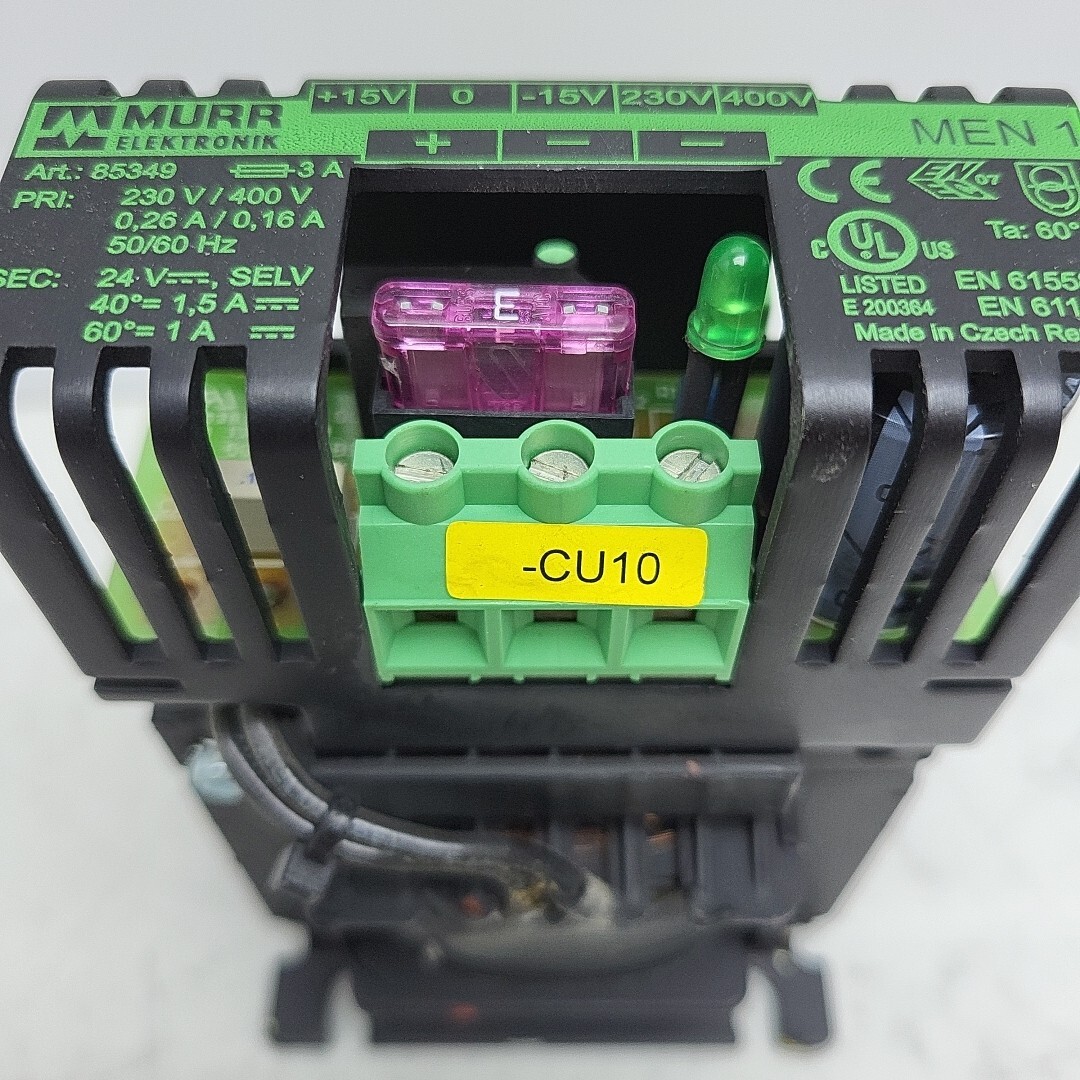 Murr Elektronik 85349 Men 1 Power Supply 1/2 Phase Smoothed