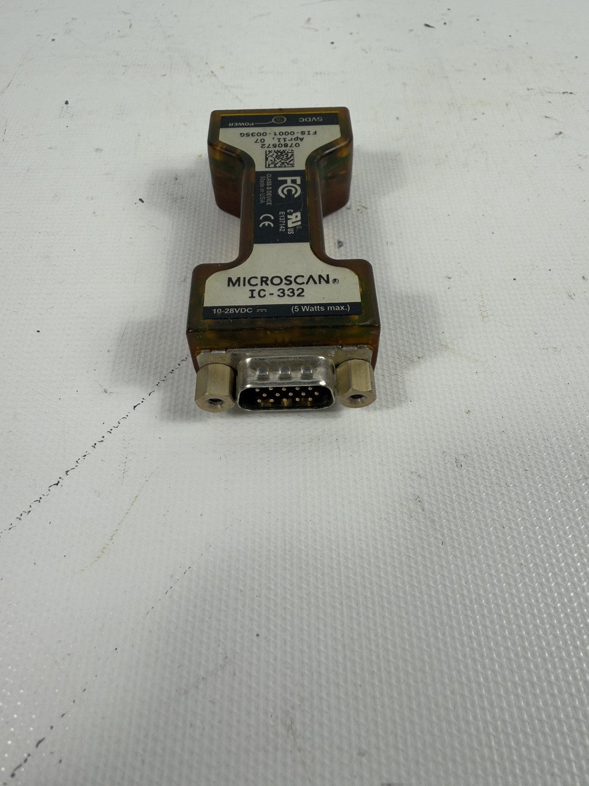 Microscan Interface Connector – IC-332 – FIS-0001-0035G, 0780571