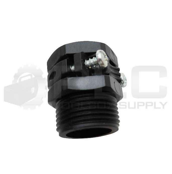 NEW LOT OF 3 FCI UTG14PG CONNECTOR BACKSHELL W/ CLAMP