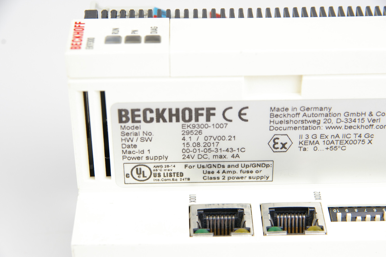 Beckhoff EK9300-1007 Module