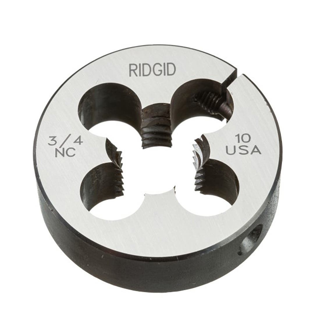 Ridgid 38370 UNC Alloy Bolt Dies, 3/4 in. Rod Diameter, 10 TPI, RH
