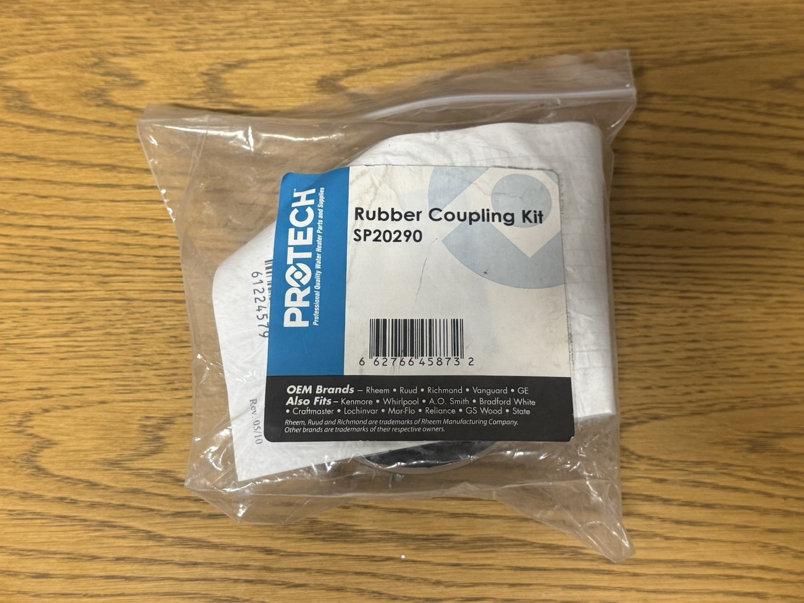 Rheem SP20290, 3” x 2” Rubber Coupling Power Vent Blower Exhaust, NEW