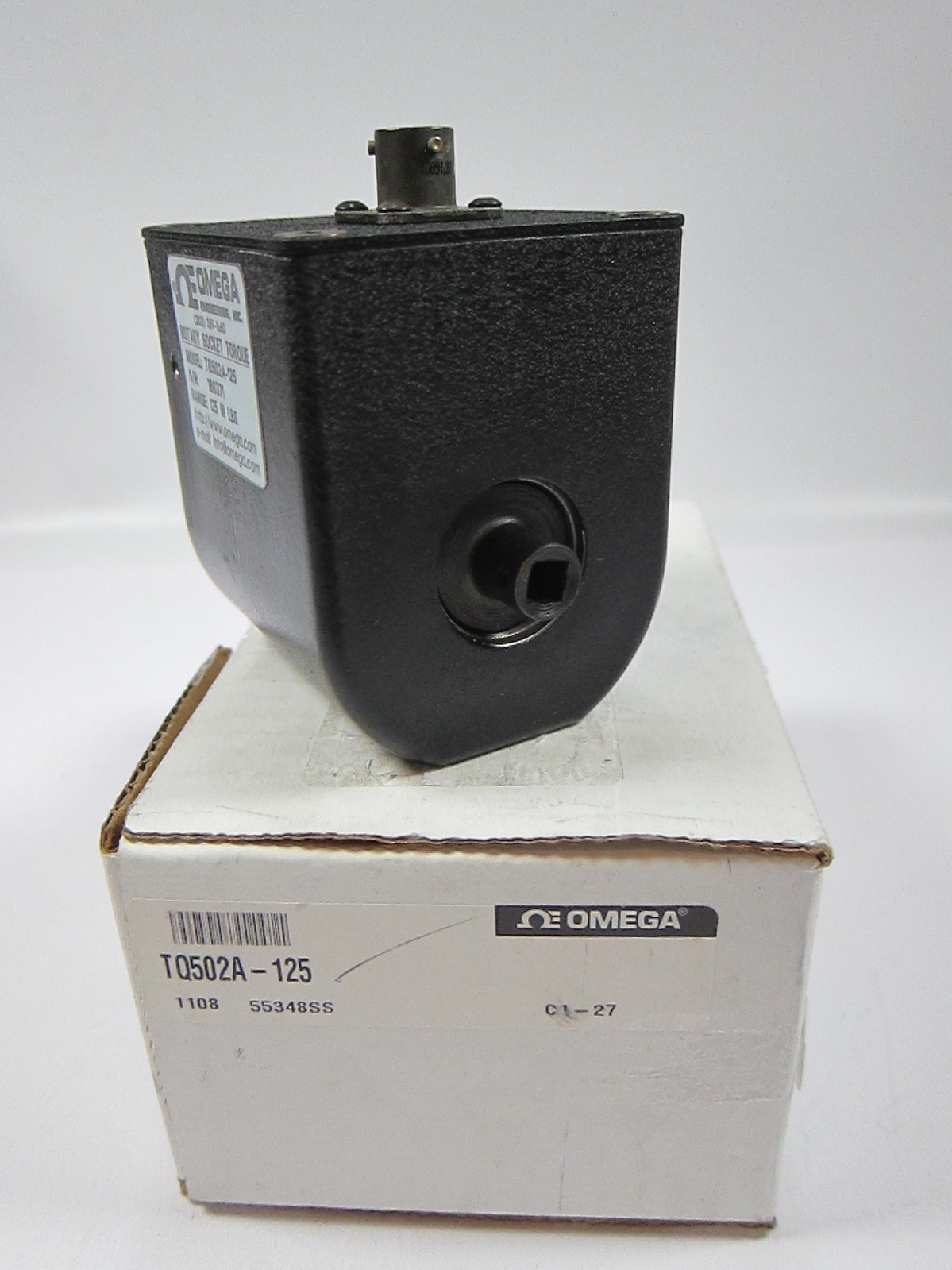 Omega TQ502A-125 Rotary Torque Sensor 125 IN LB 1/4” Drive