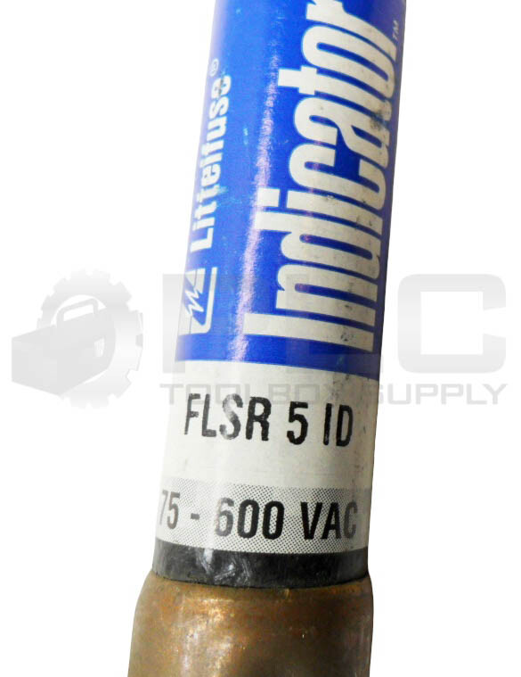 LOT OF 6 LITTELFUSE FLSR 5 ID INDICATOR FUSE 5A 600VAC