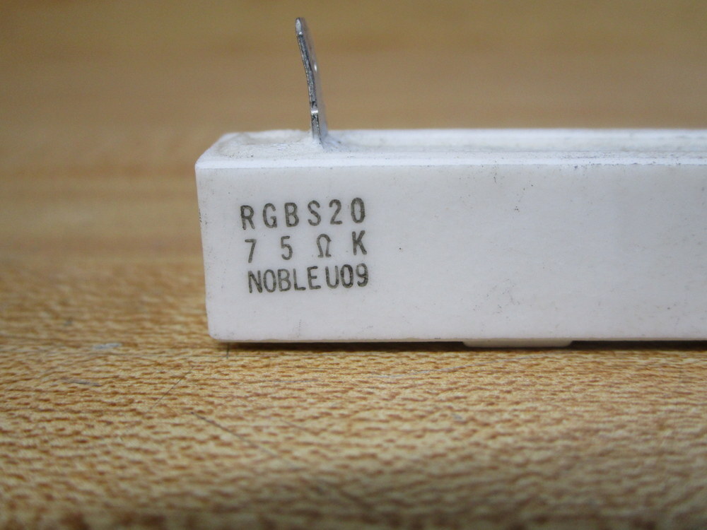 Noble RGBS20 Resistor 75ΩK