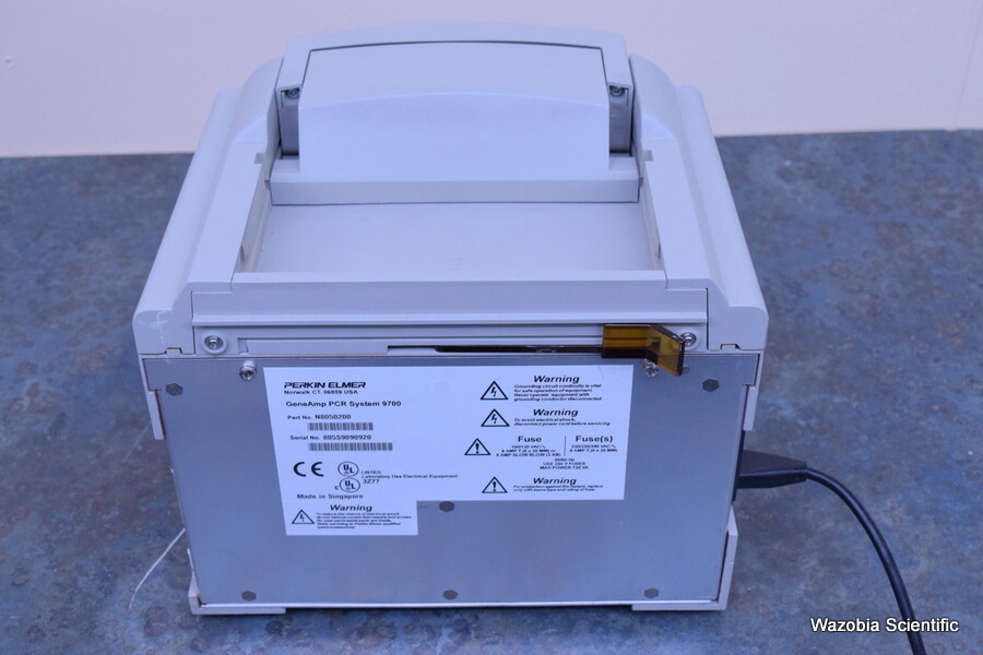 AB APPLIED BIOSYSTEMS GENEAMP PCR SYSTEM 9700 WITH 96 WELL BLOCK N8050200