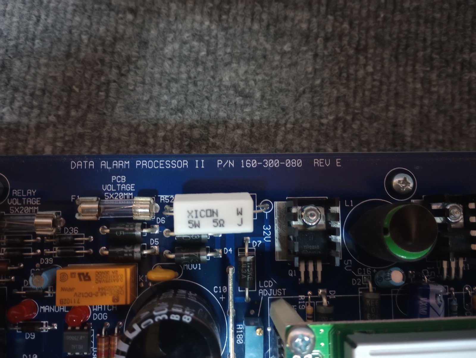 Data Aire Inc. DAP II Alarm Processor Control Interface 160-300-080 Rev E