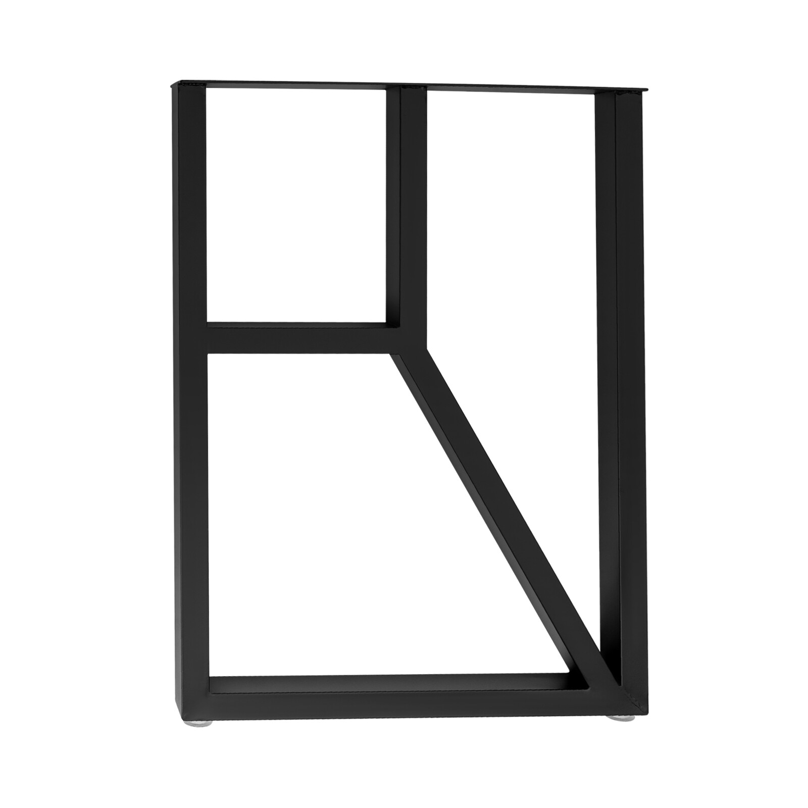 Metal Rectangle Furniture Legs Black Modern Furniture Legs 2 Table Legs