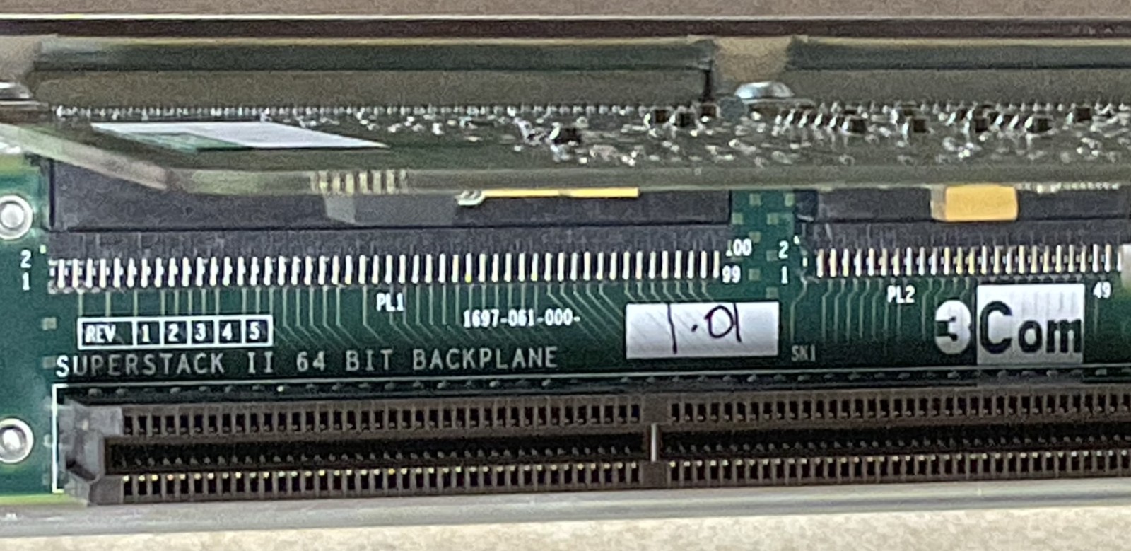 3Com 1697-061-000 SuperStack II 64 Bit Backplane-Used and Tested