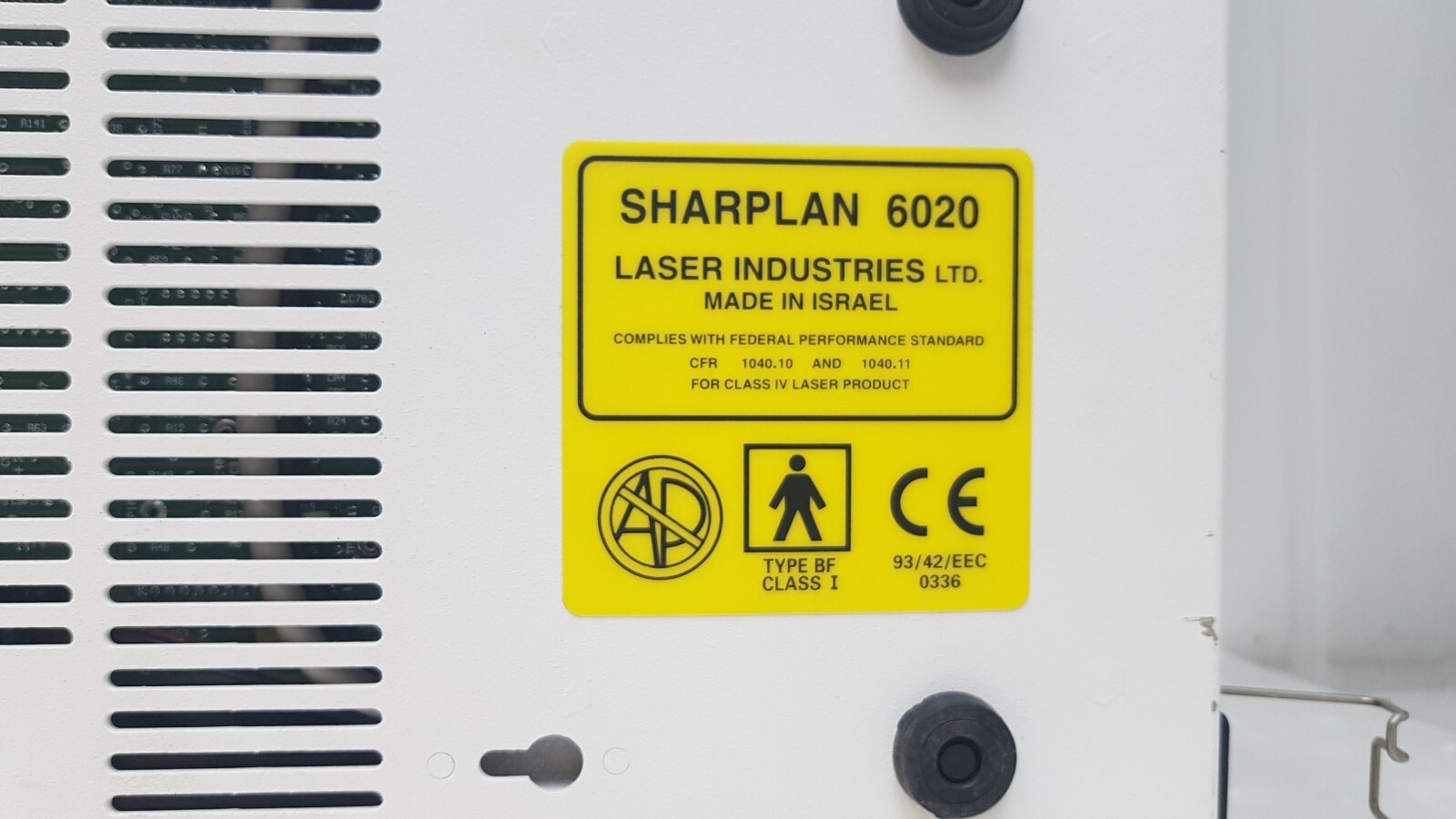 LUMENIS SHARPLAN 6020, Diode Laser System ; ASSY AA2710000