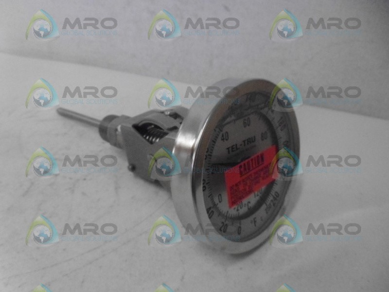 TEL-TRU AA37SR THERMOMETER 0-250FC RANGE 4” STEM NSMP