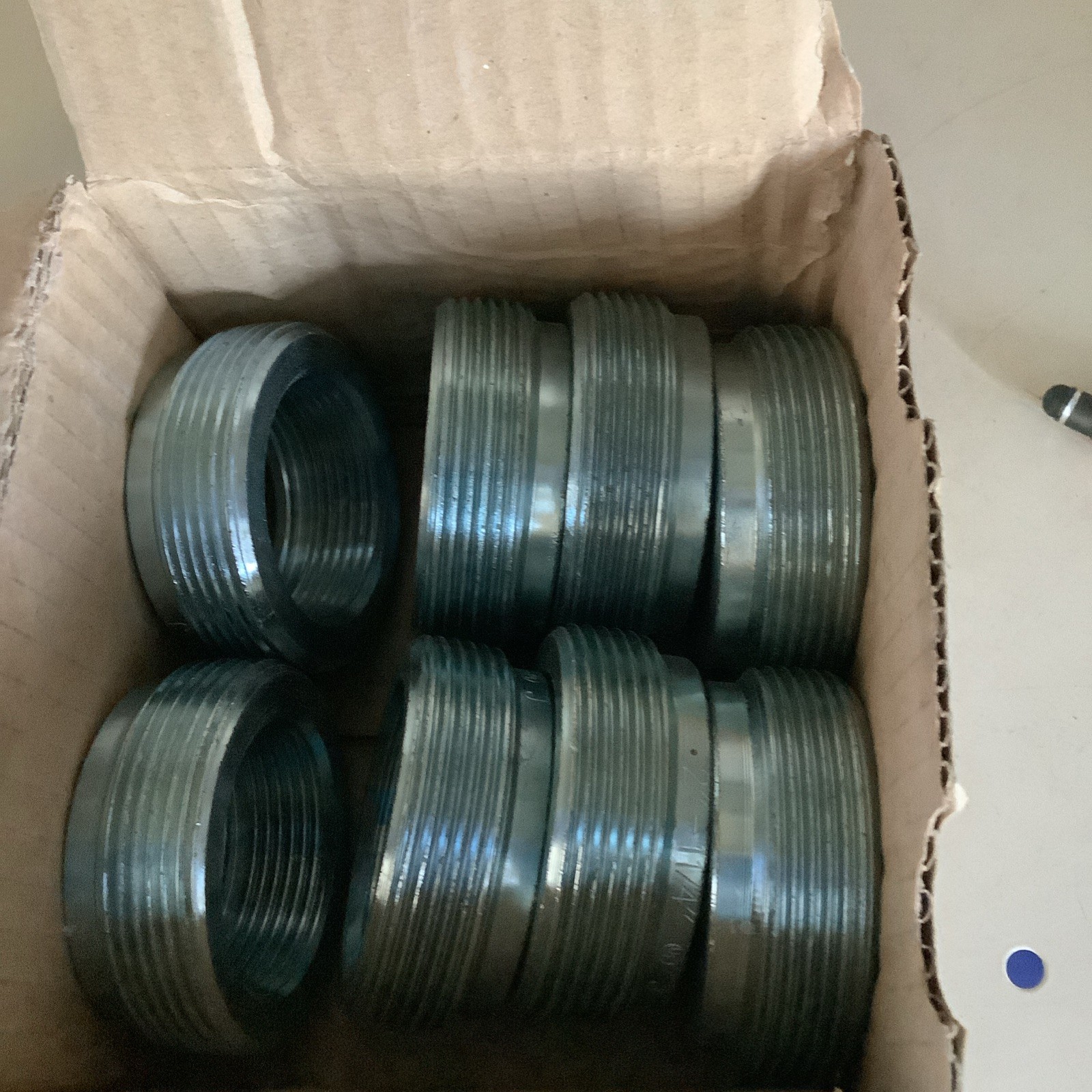 Bridgeport 1174 Reducing Bushing, steel, Size 2”-1 1/4 – Box of 8