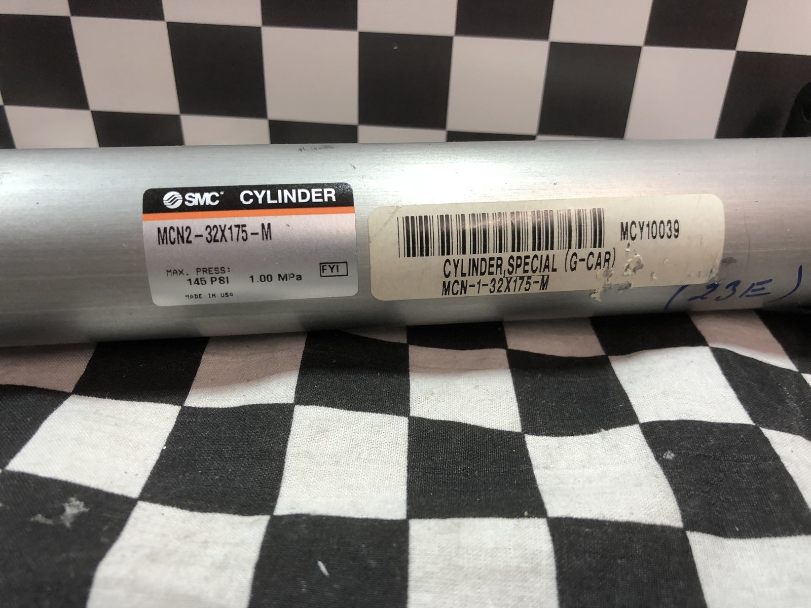SMC CYLINDER MCN2-1-32X175-M, SHIPSAMEDAY #Box 16 “W”