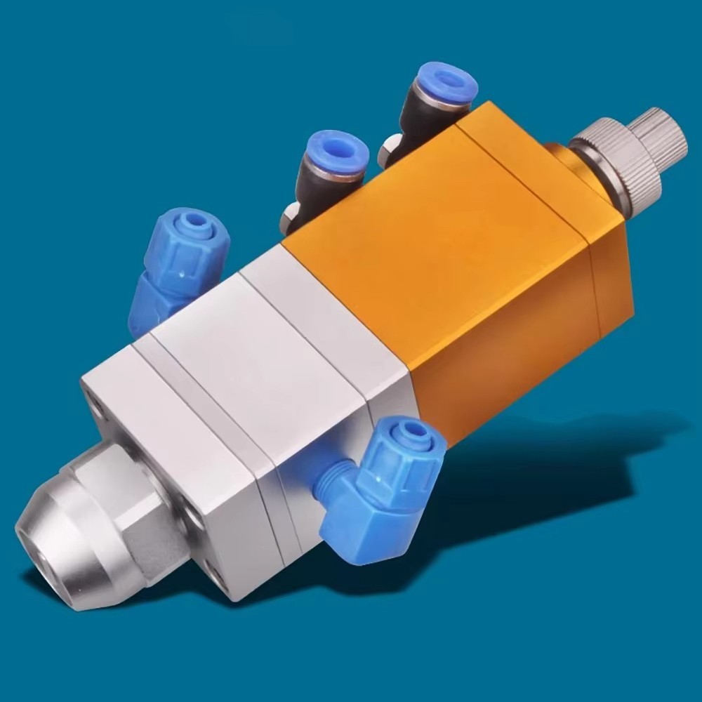 MY-3242D High Flow Dual Liquid Anti-Drip Dispensing Valve for Two-Part Adhesives