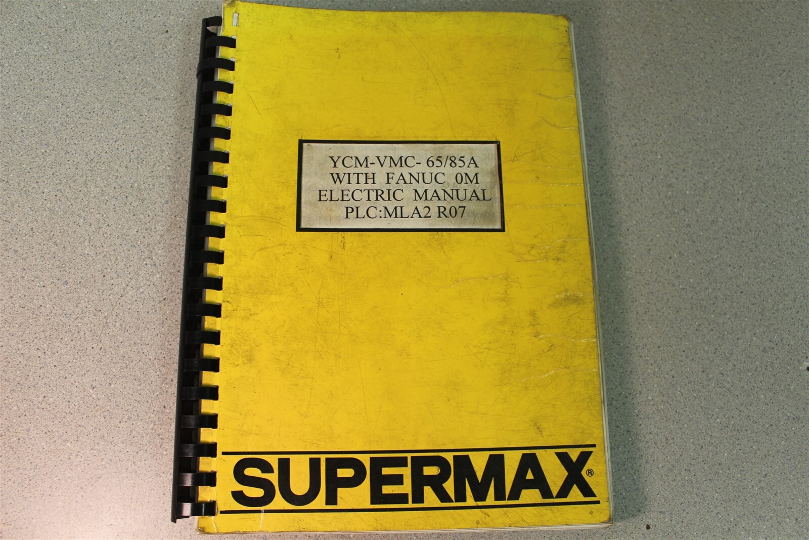Supermax YCM-VMC-65/85A w/ Fanuc OM Electric Manual PLC MLAZ R07 *FREE SHIPPING*