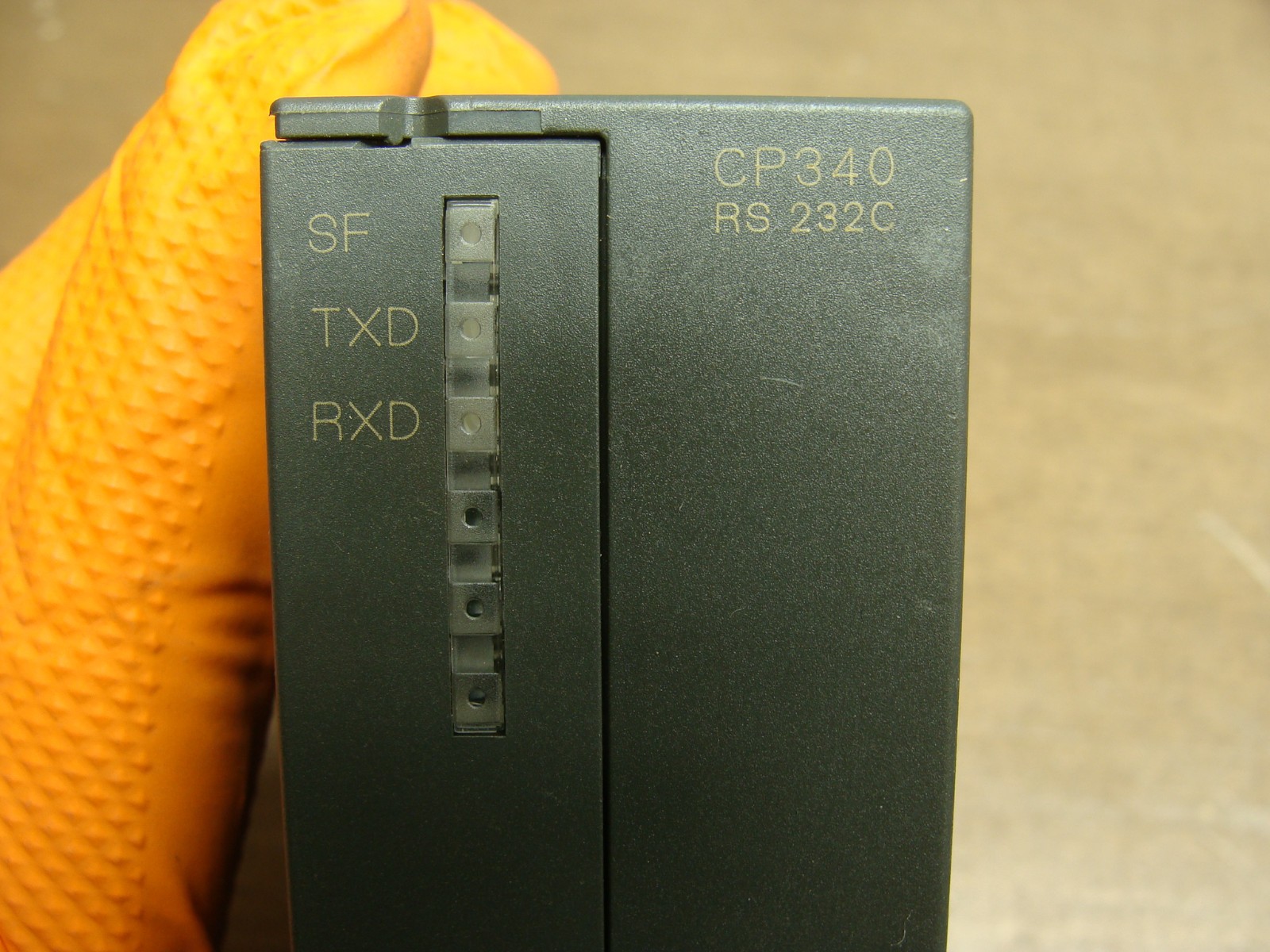 LOT OF 2 SIEMENS SIMATIC S7-300 CP 340 COMMUNICATION MODULE 6ES7 340-1AH02-0AE0