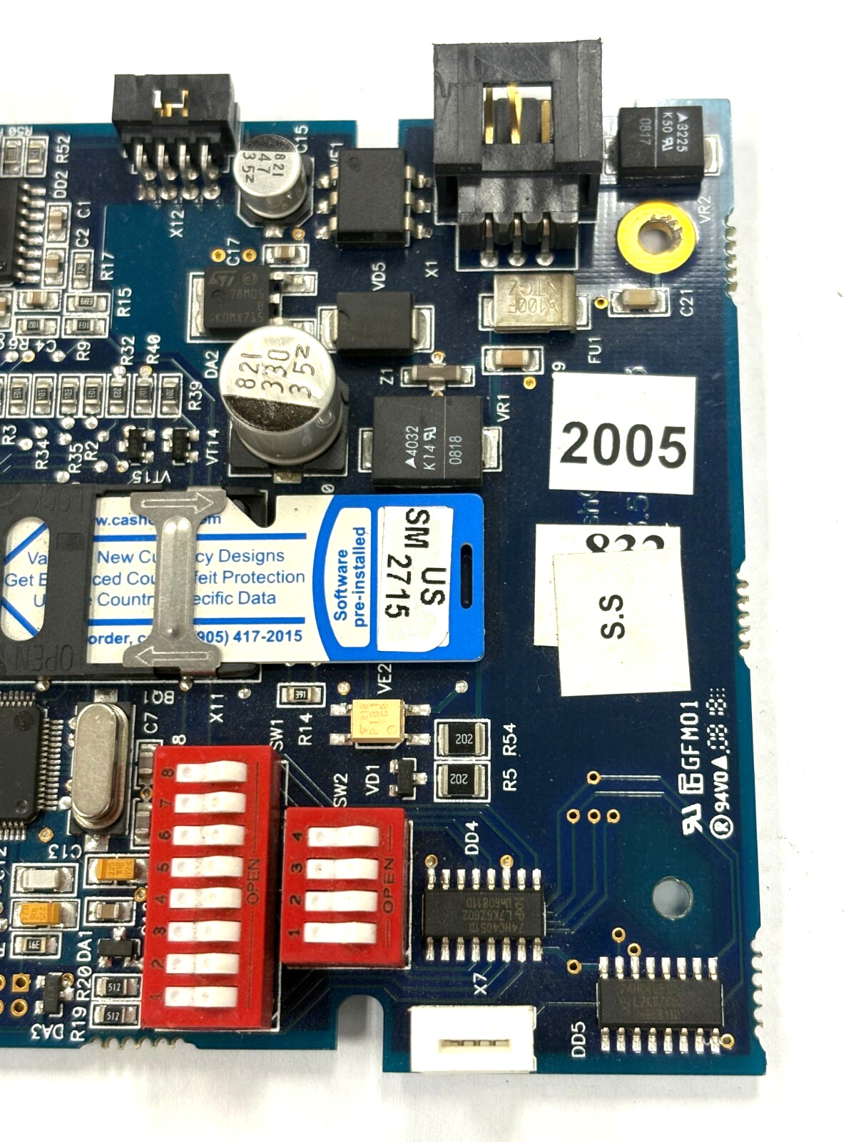 CASHCODE BILL VALIDATOR CURCUIT BOARD SM2715