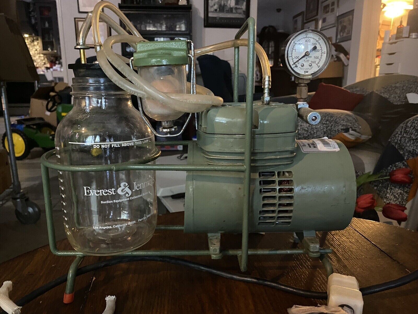 Everest & Jennings H-95 Lightweight Portable Aspirator Machine