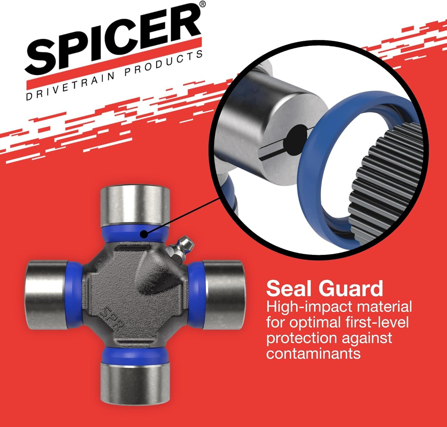 Spicer Greaseable Universal Joint 1330 1350 Series Osr Kit With Snap Rings