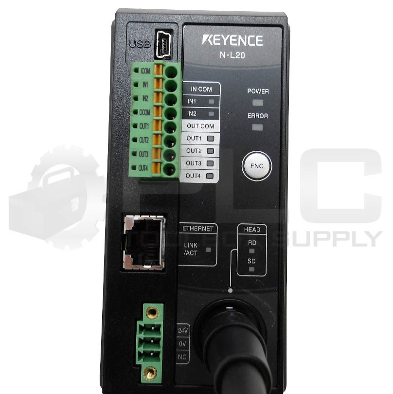 KEYENCE N-L20 COMMUNICATION UNIT 24VDC 380MA