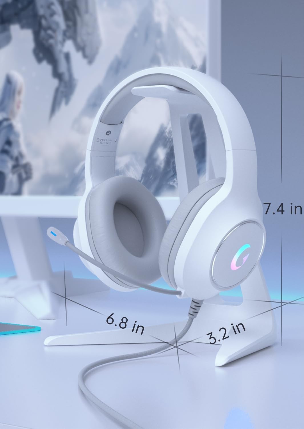 CM7002 Gaming Headset for PS5, PS4, PC, Mac, Switch, Xbox Series, Surround So…