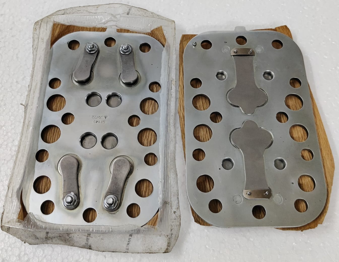 080198 Bock Set Valve Plate AM/F/FK3-4 Repl. For 08038 #NEW