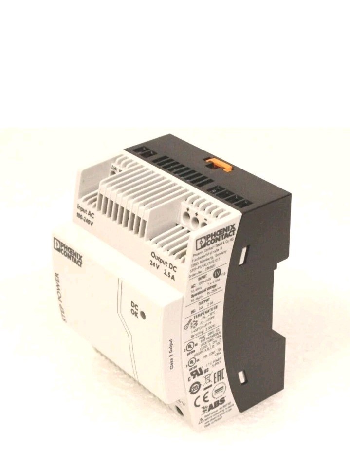 STEP-PS/1AC/24DC/2.5 2868651 Phoenix Contact POWER SUPPLY MODULE 24V, 2.5A NEW