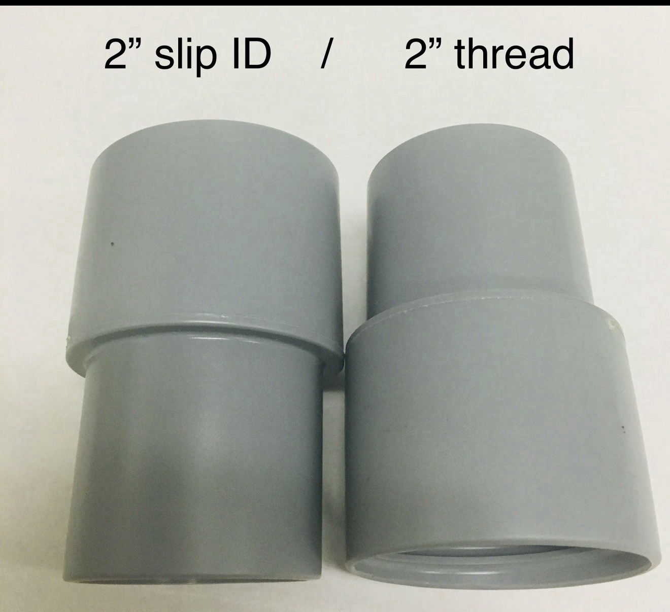 Hose Cuffs / Fittings / Ends / 2” Slip – 2” ID Hose Set Of 2