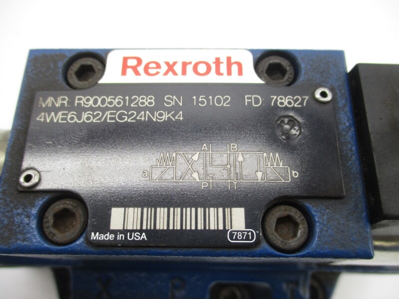 REXROTH 4WEH16G72/6EG24N9EK4/P45 R900926639 24VDC 1.25A UNMP