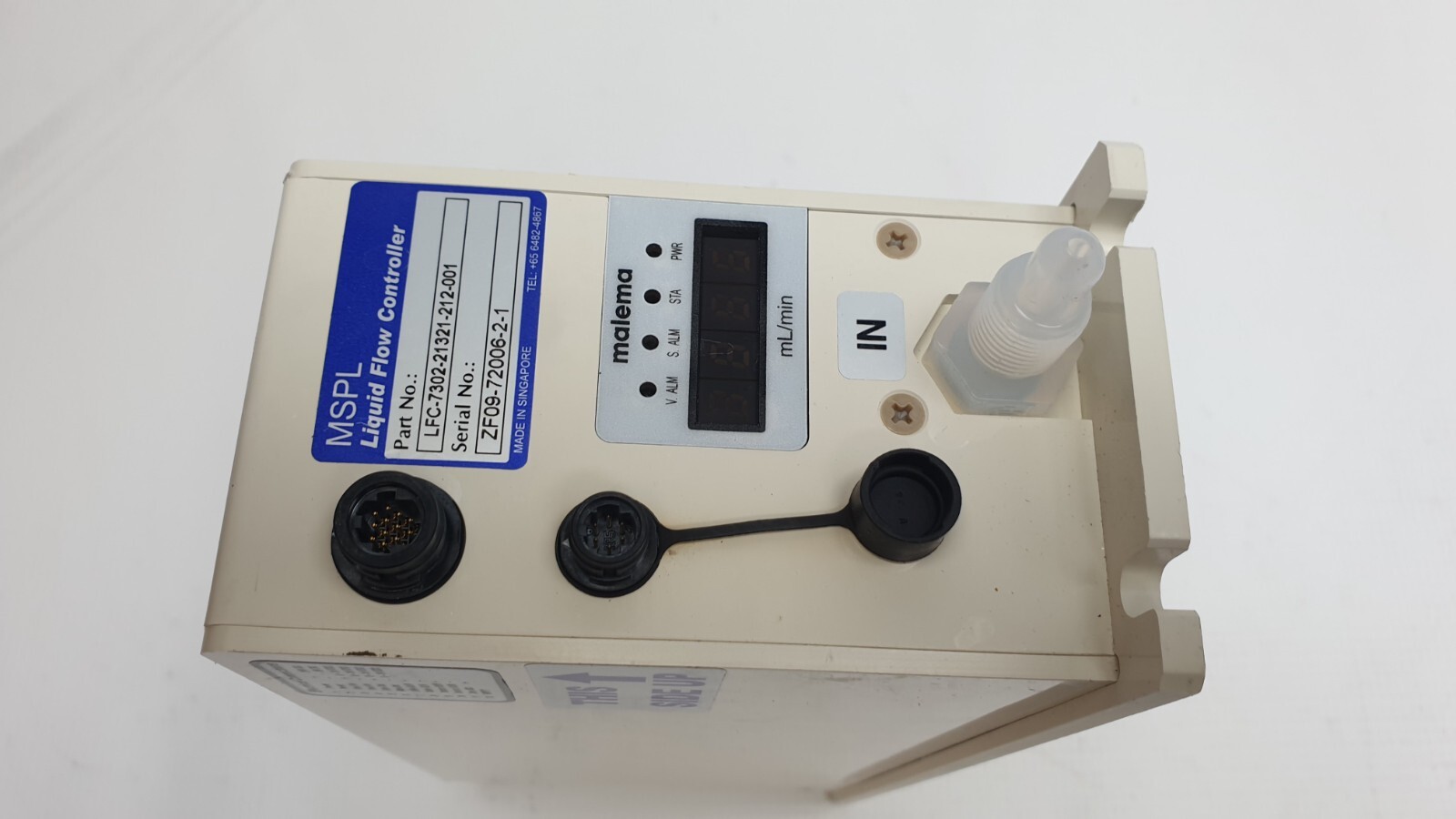 Malema MSPL Liquid Flow Controller LFC-7302-21321-212-001 Description: This lis