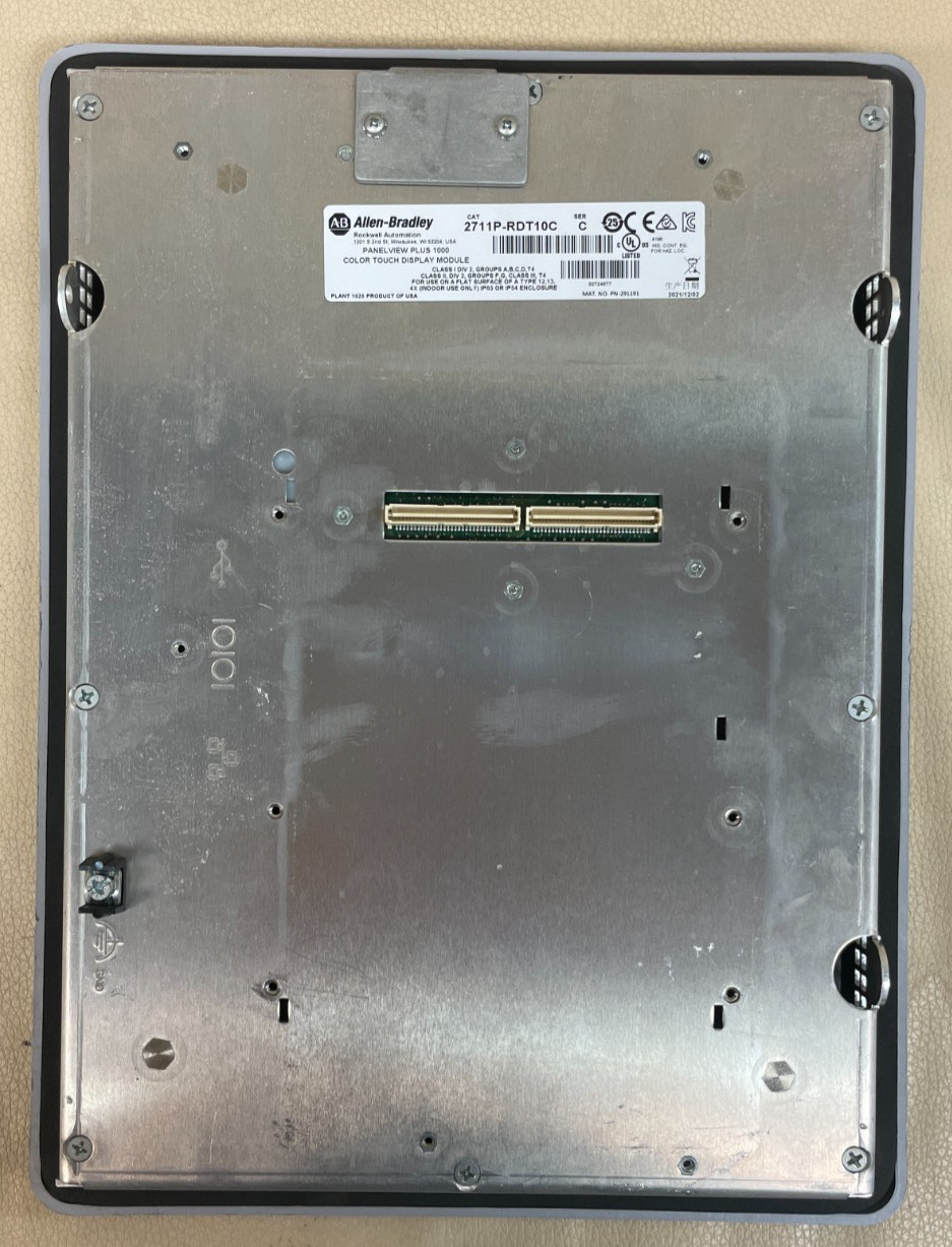 Allen Bradley PanelView Plus 1000 Color Touch Display 2711P-RDT10C C