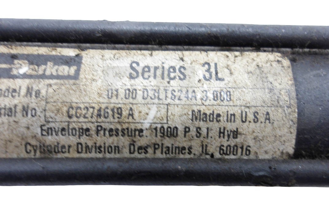 NEW PARKER 01.00 D3LTS24A 3.000 /3L HYDRAULIC CYLINDER 1900PSI *READ*