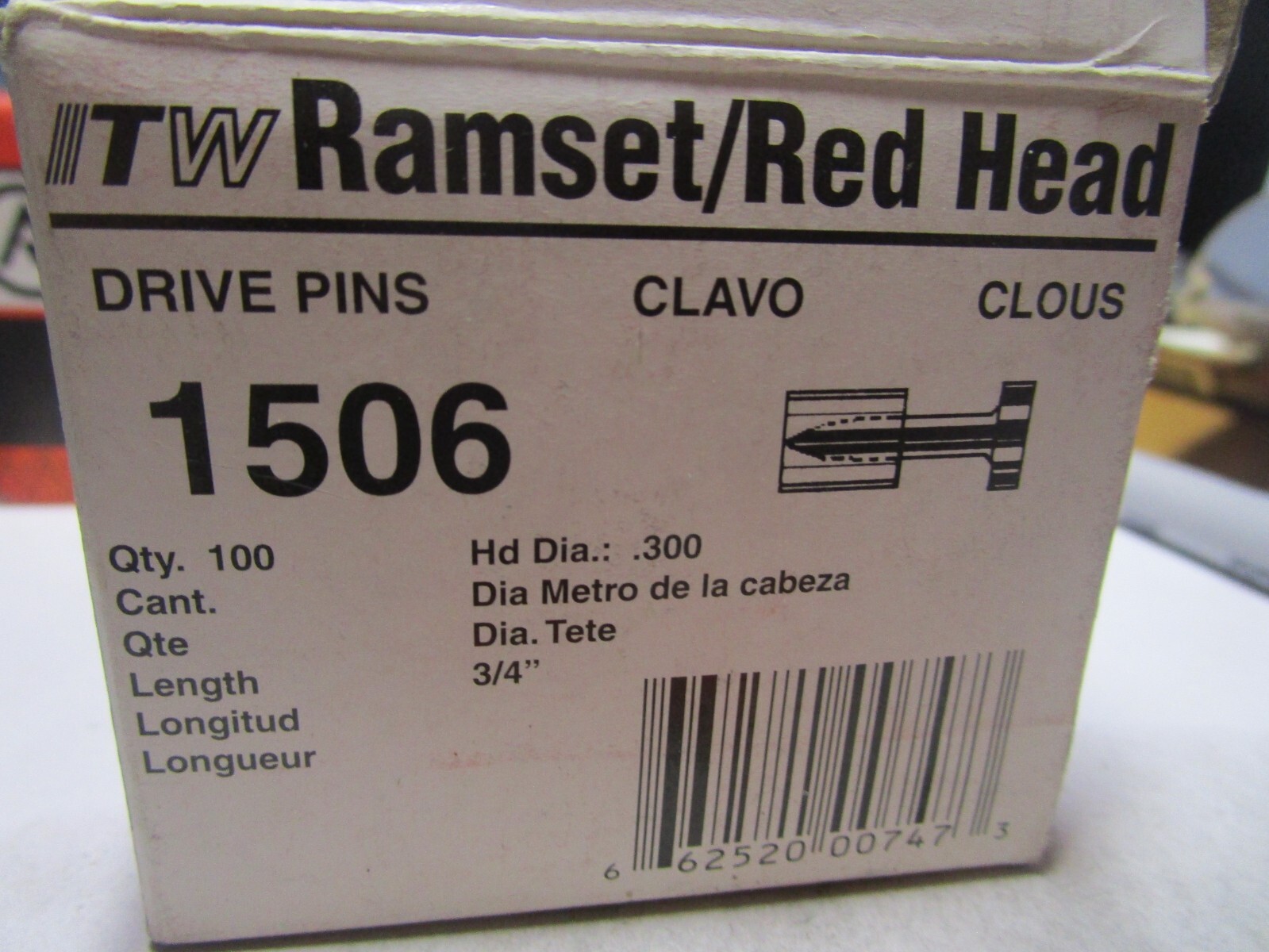 Ramset 3/4 in. Drive Pins (100-Pack)